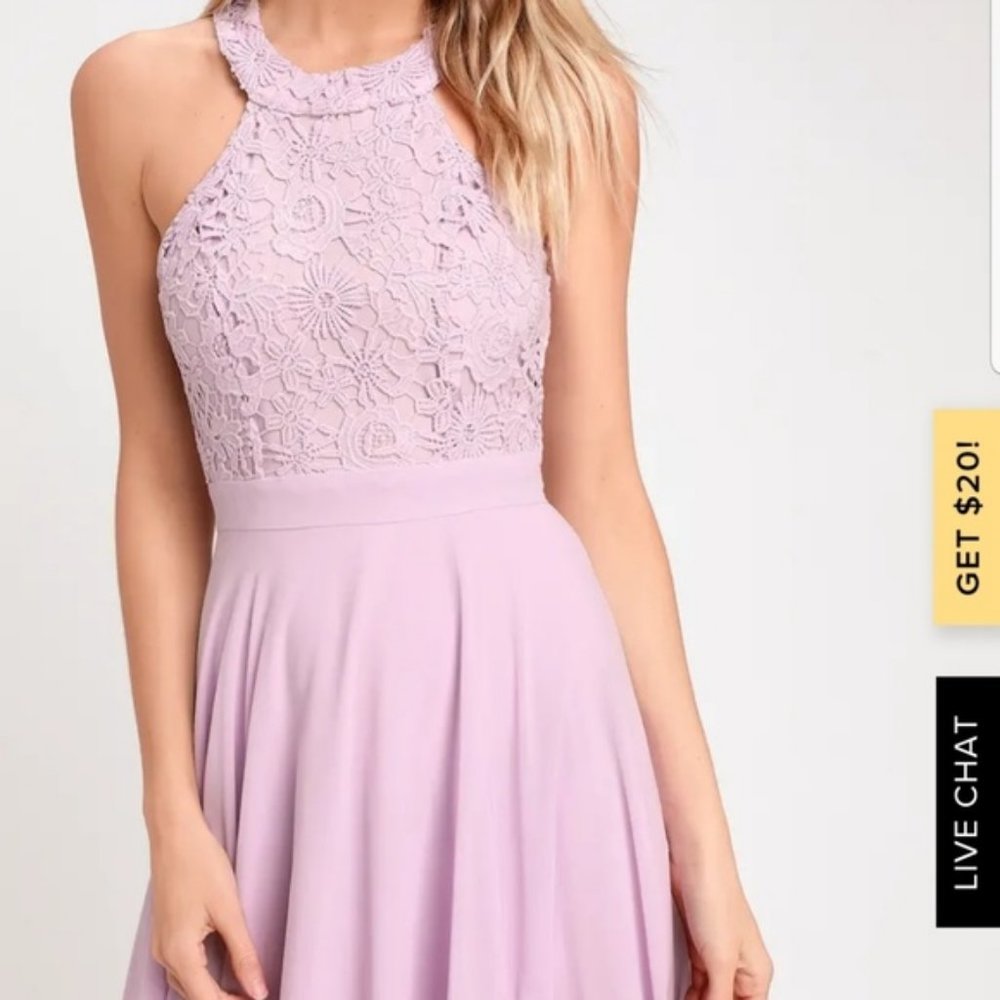 Lavender Picture Perfect Lulu's Maxi Dress